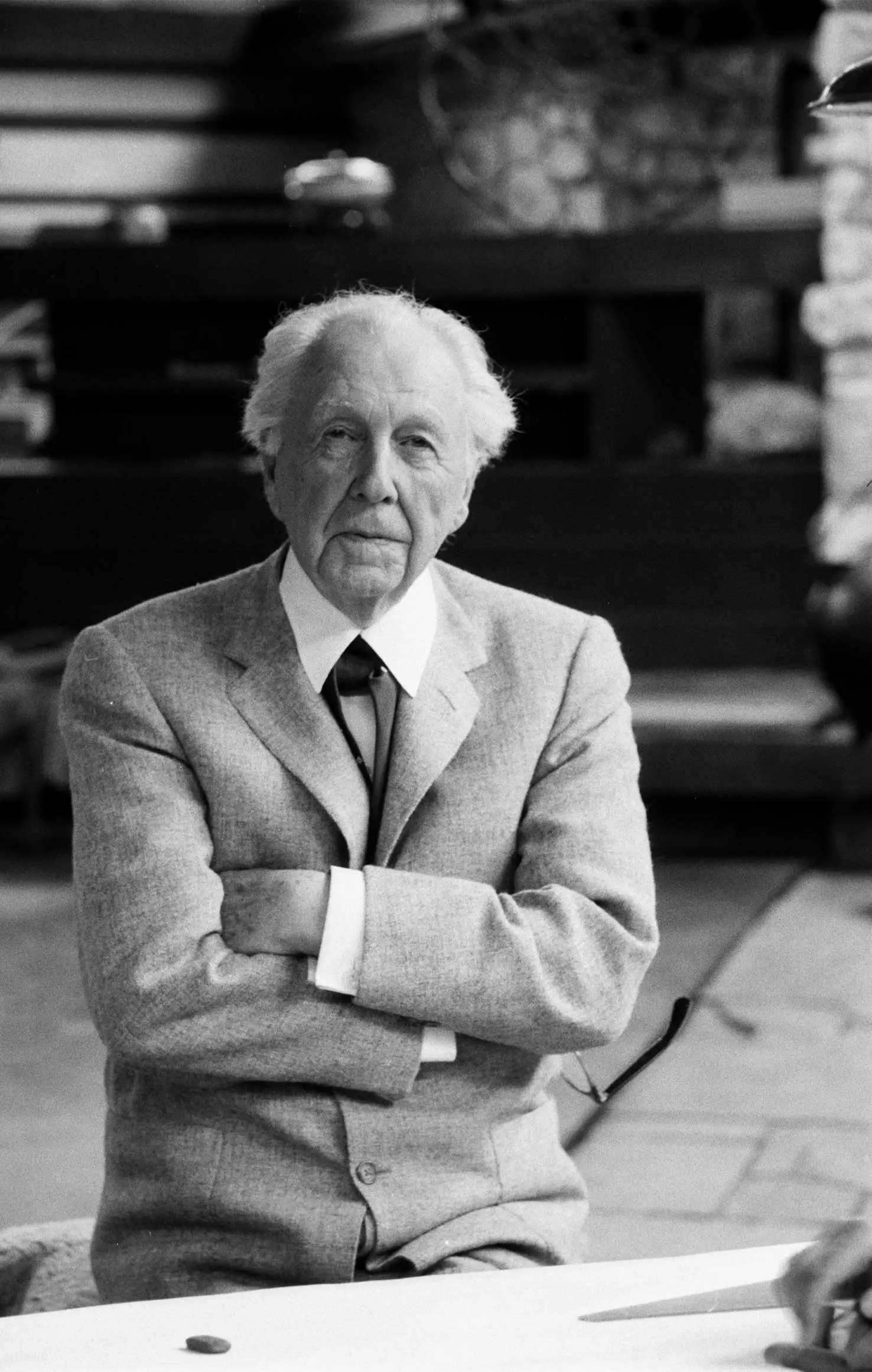 A picture of Frank Lloyd Wright